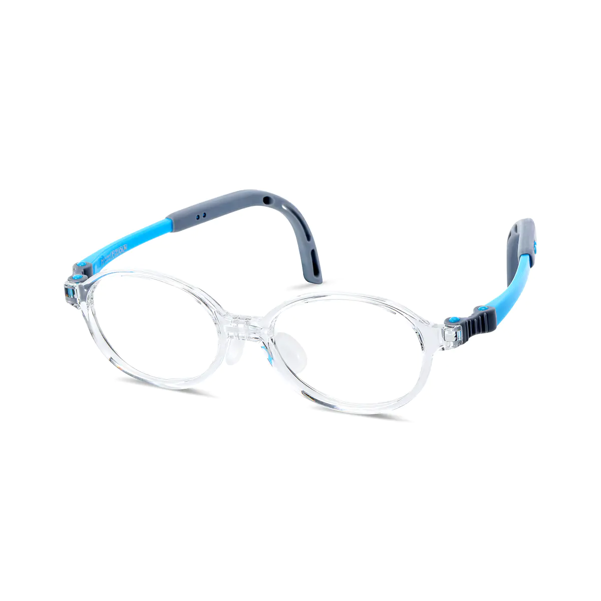 Oval Transparent Blue