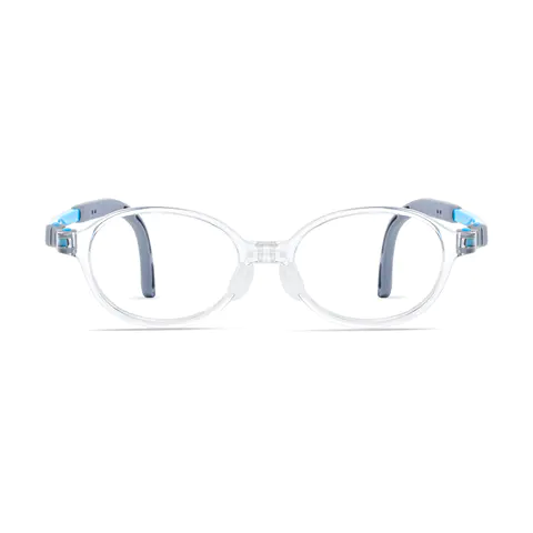 Oval Transparent Blue