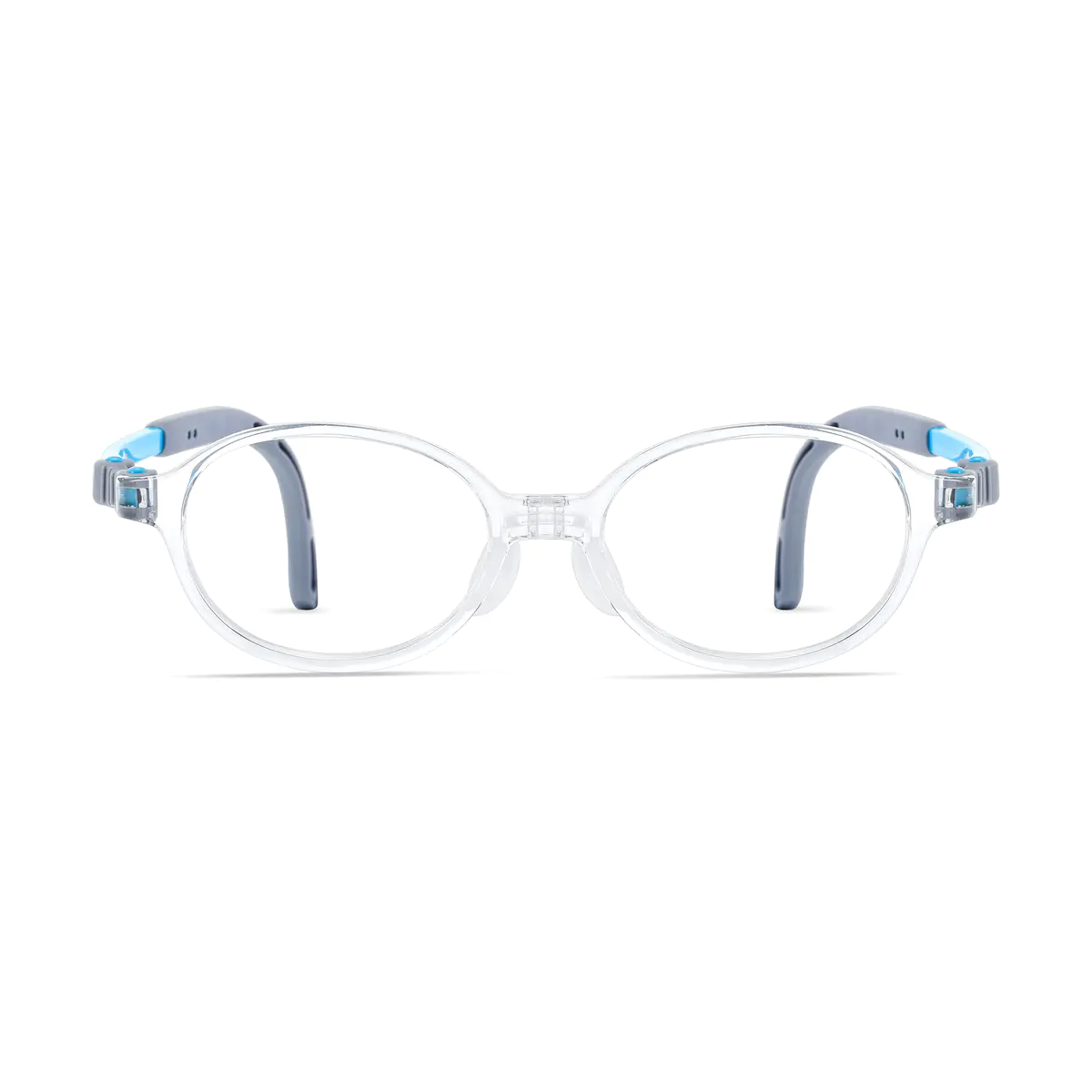 Oval Transparent Blue