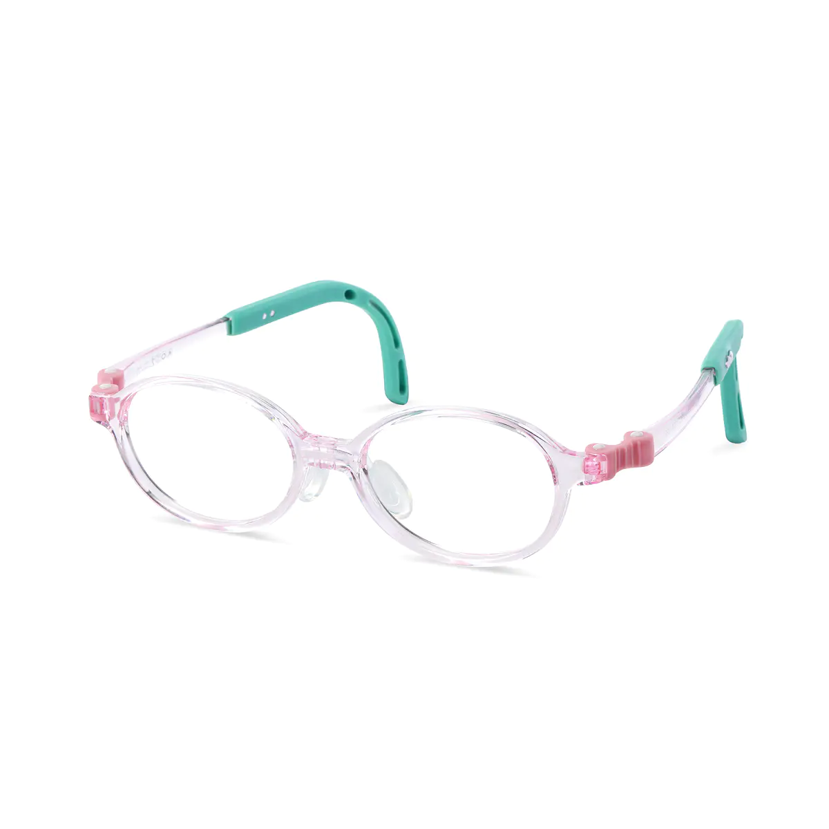 Oval Transparent Pink