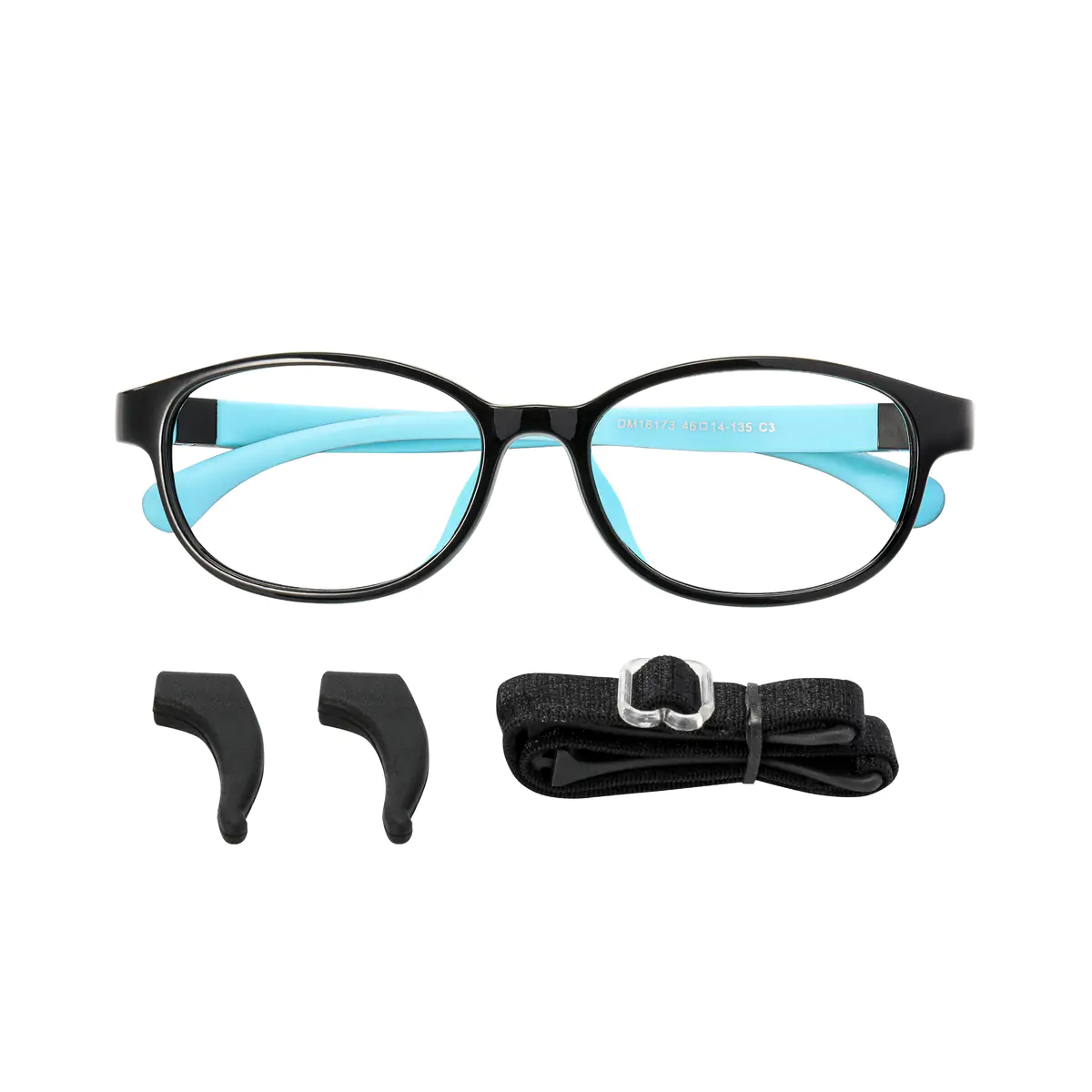 Kid's Rectangle Black/Blue