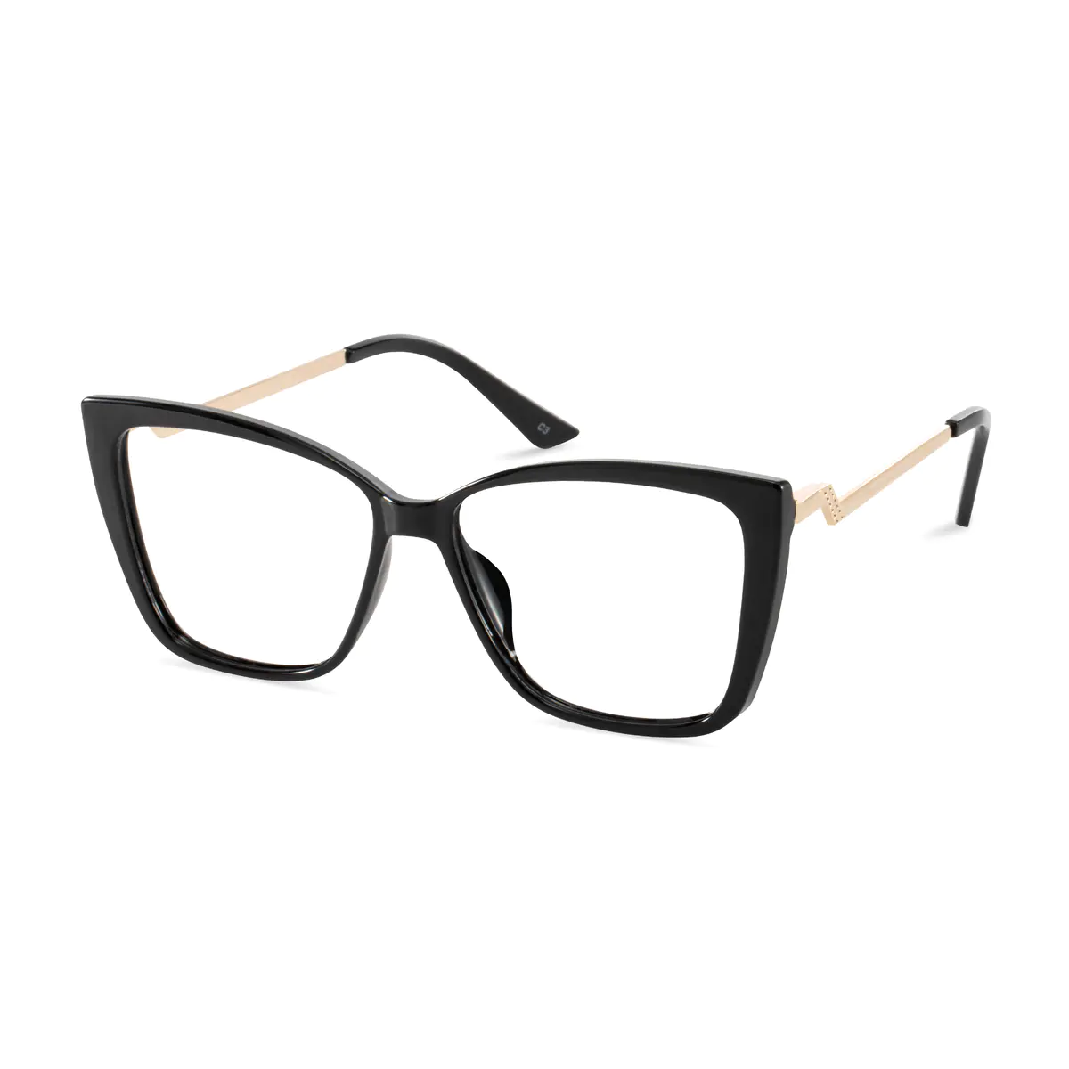 Cat-eye Black Eyeglasses