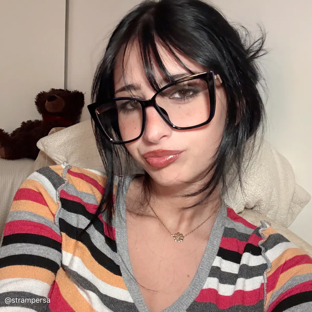 Cat-eye Black Eyeglasses