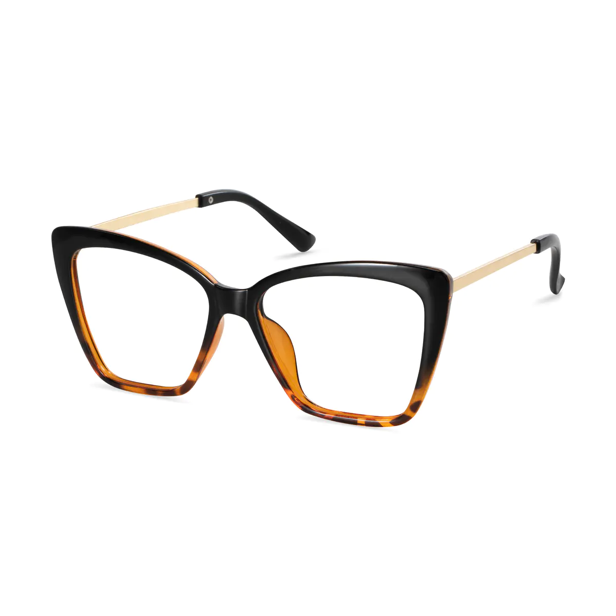 Cat-eye Tortoiseshell/Black Eyeglasses