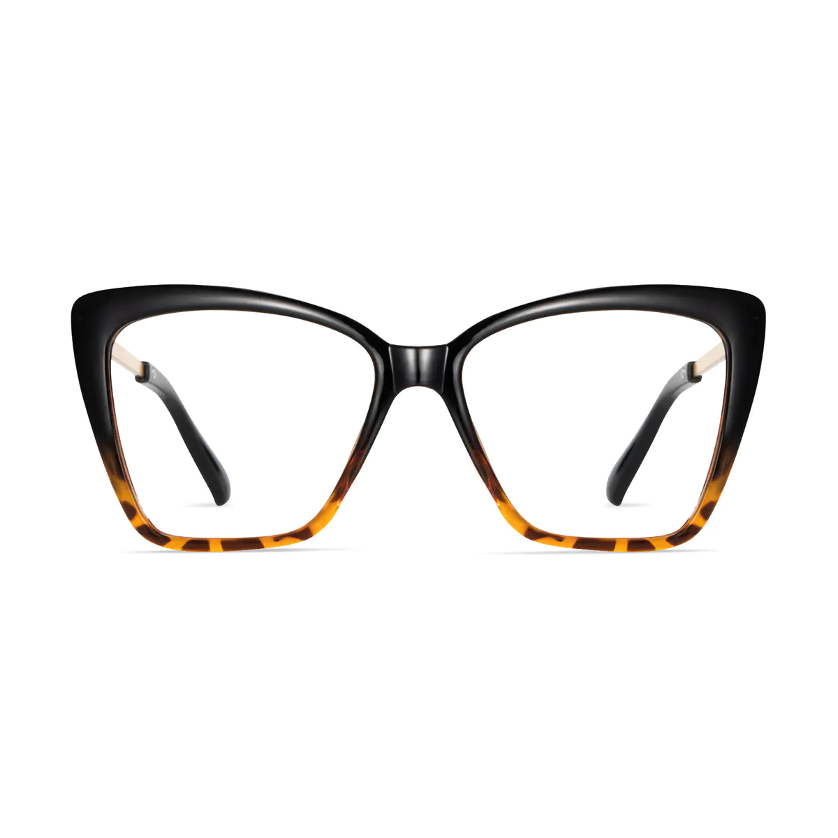 Cat-eye Tortoiseshell/Black Eyeglasses