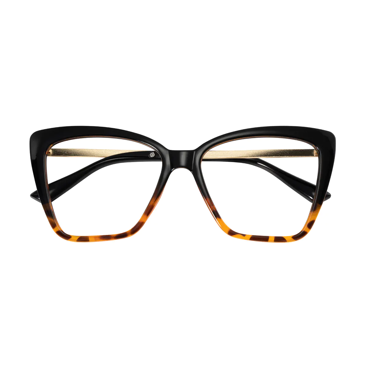 Cat-eye Tortoiseshell/Black Eyeglasses