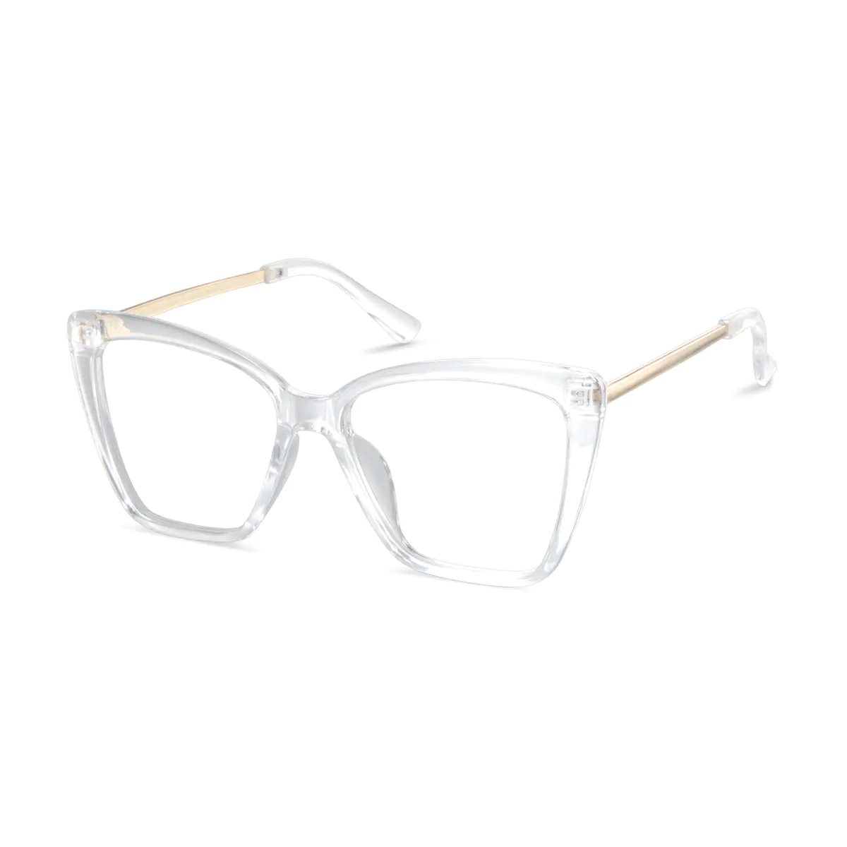 Cat-eye Clear Eyeglasses
