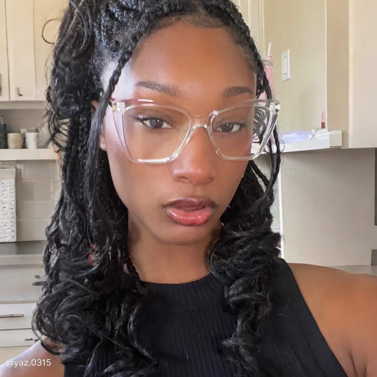 Cat-eye Clear Eyeglasses