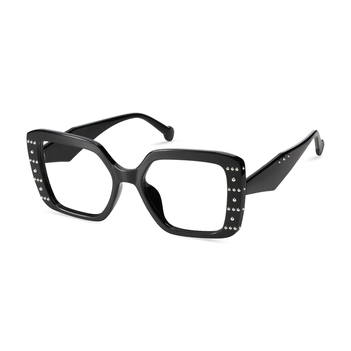 Rectangle Black Eyeglasses