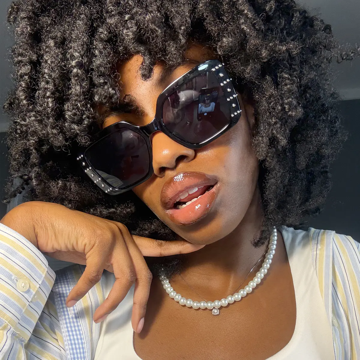 Rectangle Black Eyeglasses