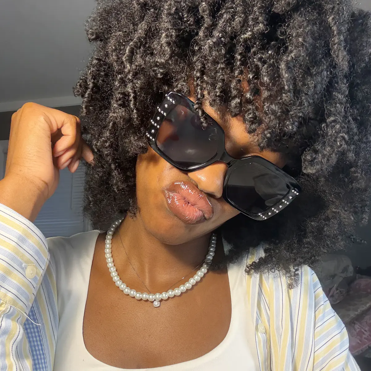 Rectangle Black Eyeglasses