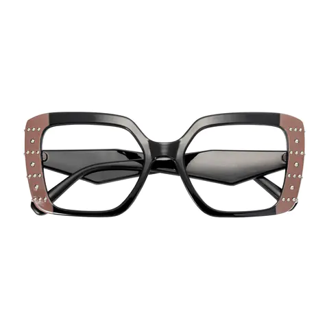 Rectangle Brown/Black Eyeglasses
