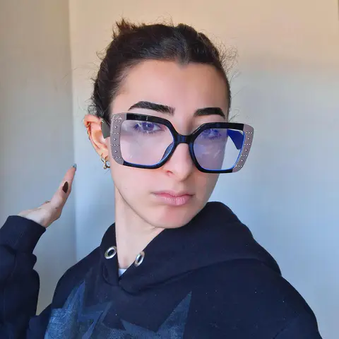 Rectangle Brown/Black Eyeglasses