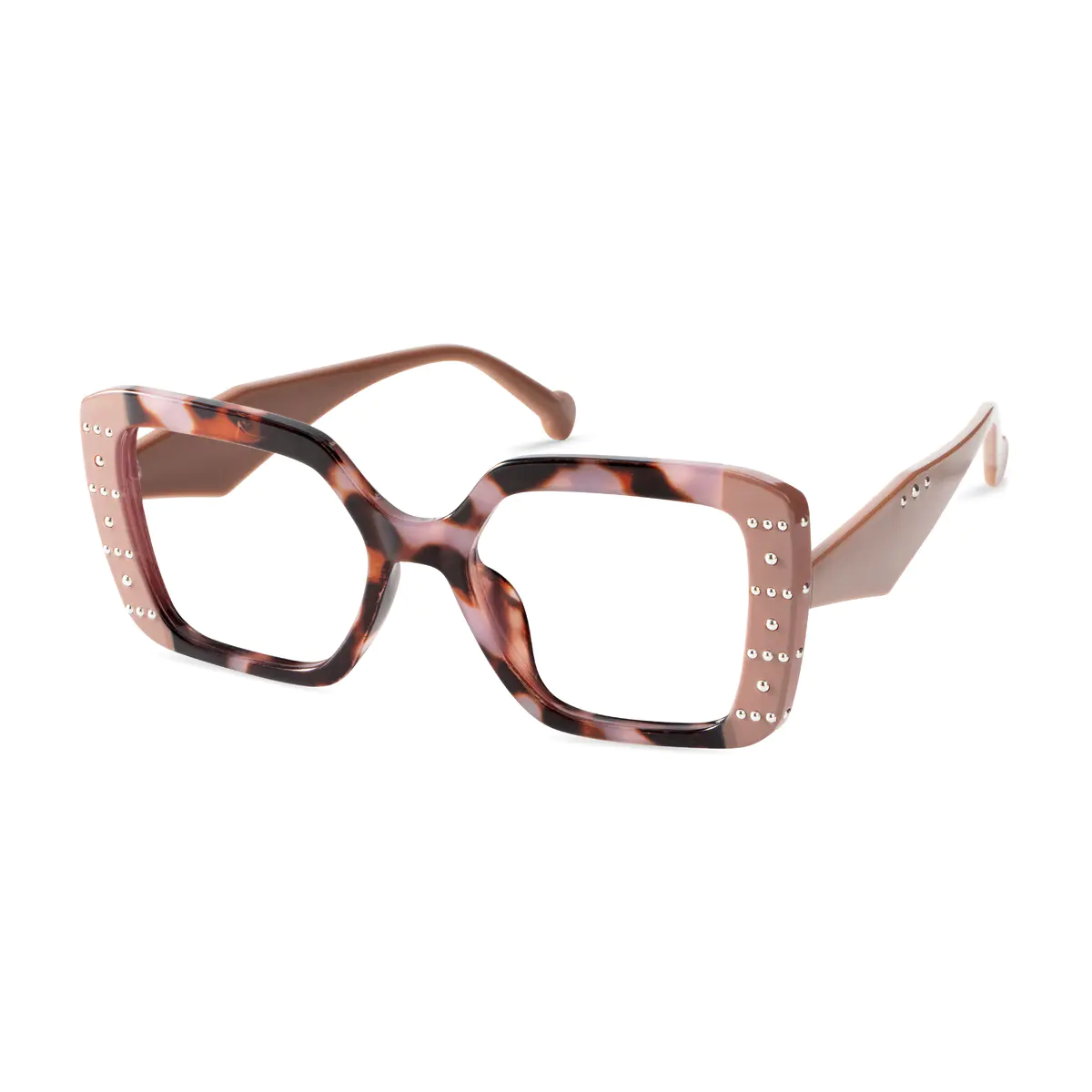 Rectangle Tortoiseshell Eyeglasses