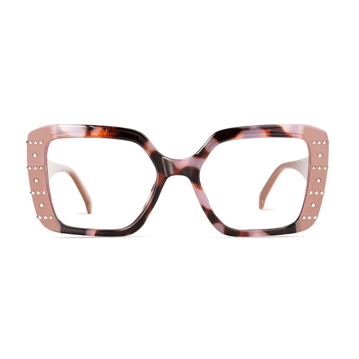 Rectangle Tortoiseshell Eyeglasses