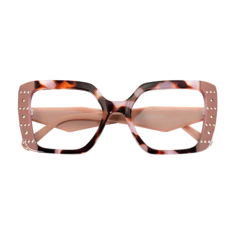 Rectangle Tortoiseshell Eyeglasses
