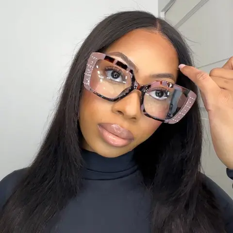 Rectangle Tortoiseshell Eyeglasses