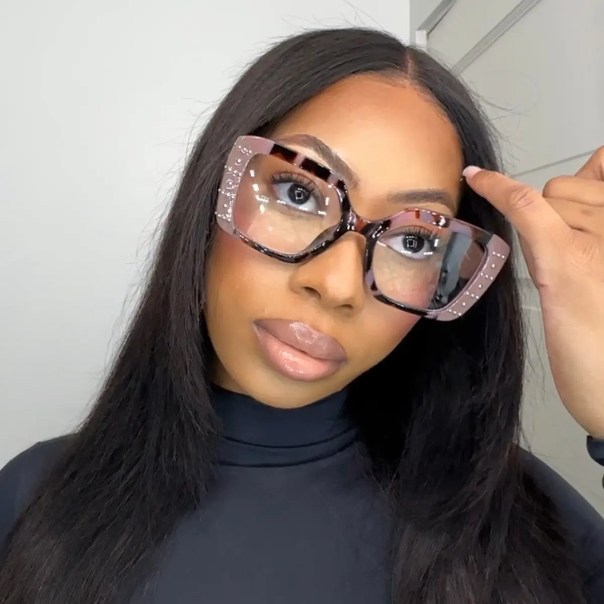 Rectangle Tortoiseshell Eyeglasses