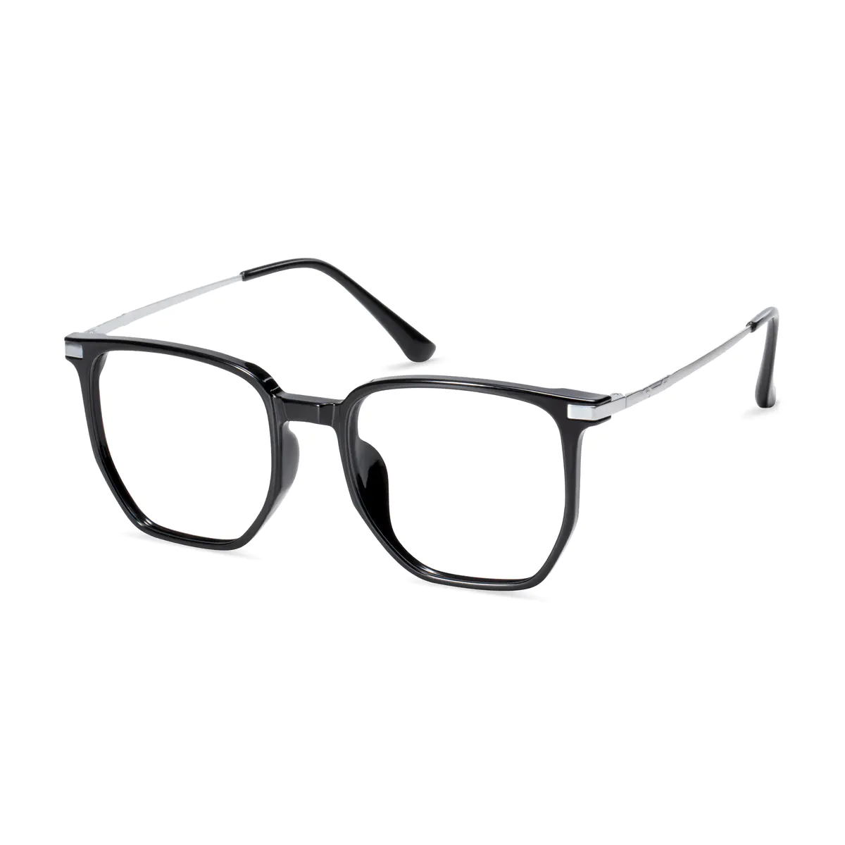 Square Black Eyeglasses