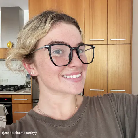 Square Black Eyeglasses