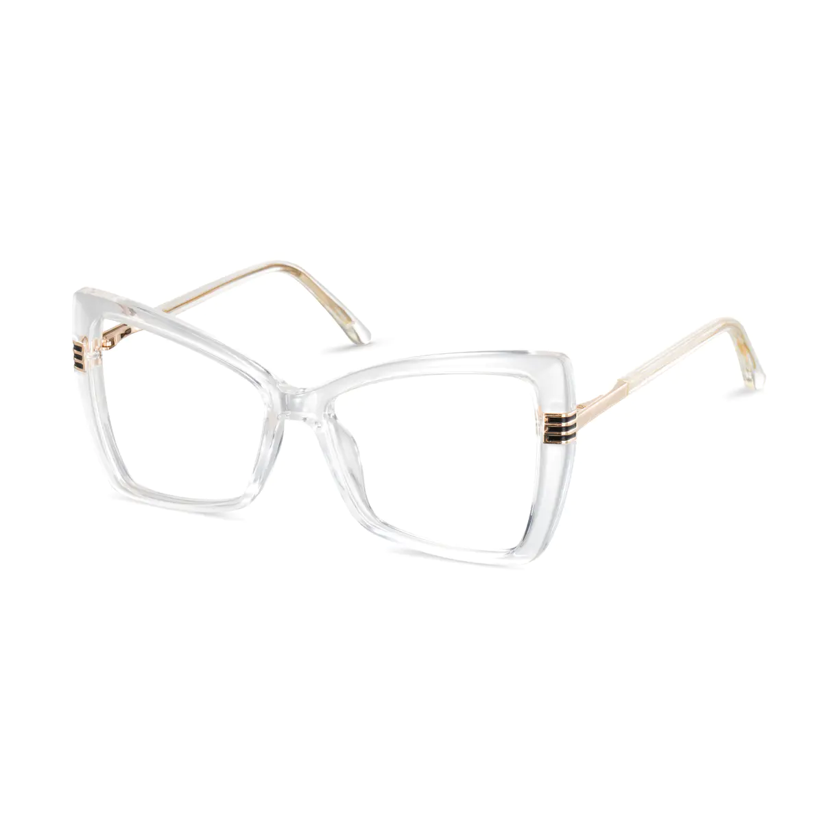 Cat-eye Clear Eyeglasses