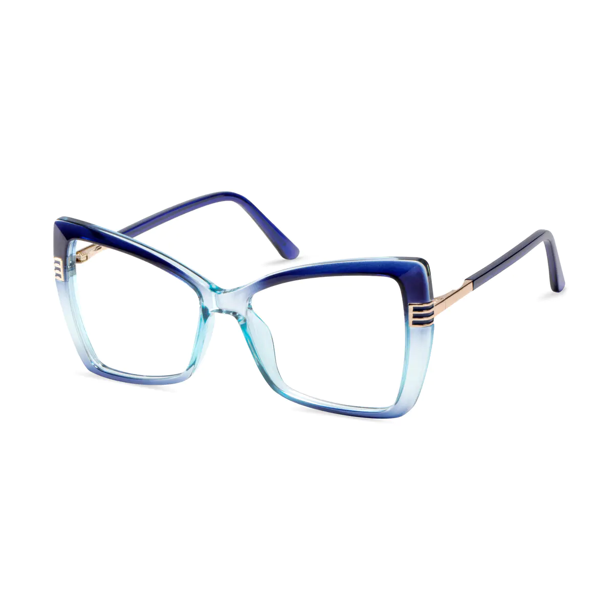 Cat-eye Gradient Blue