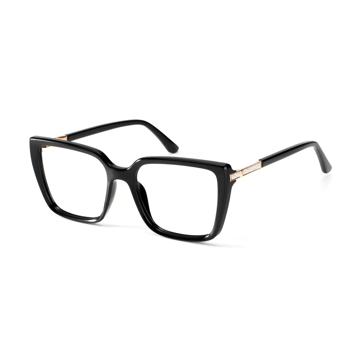 Rectangle Black Eyeglasses