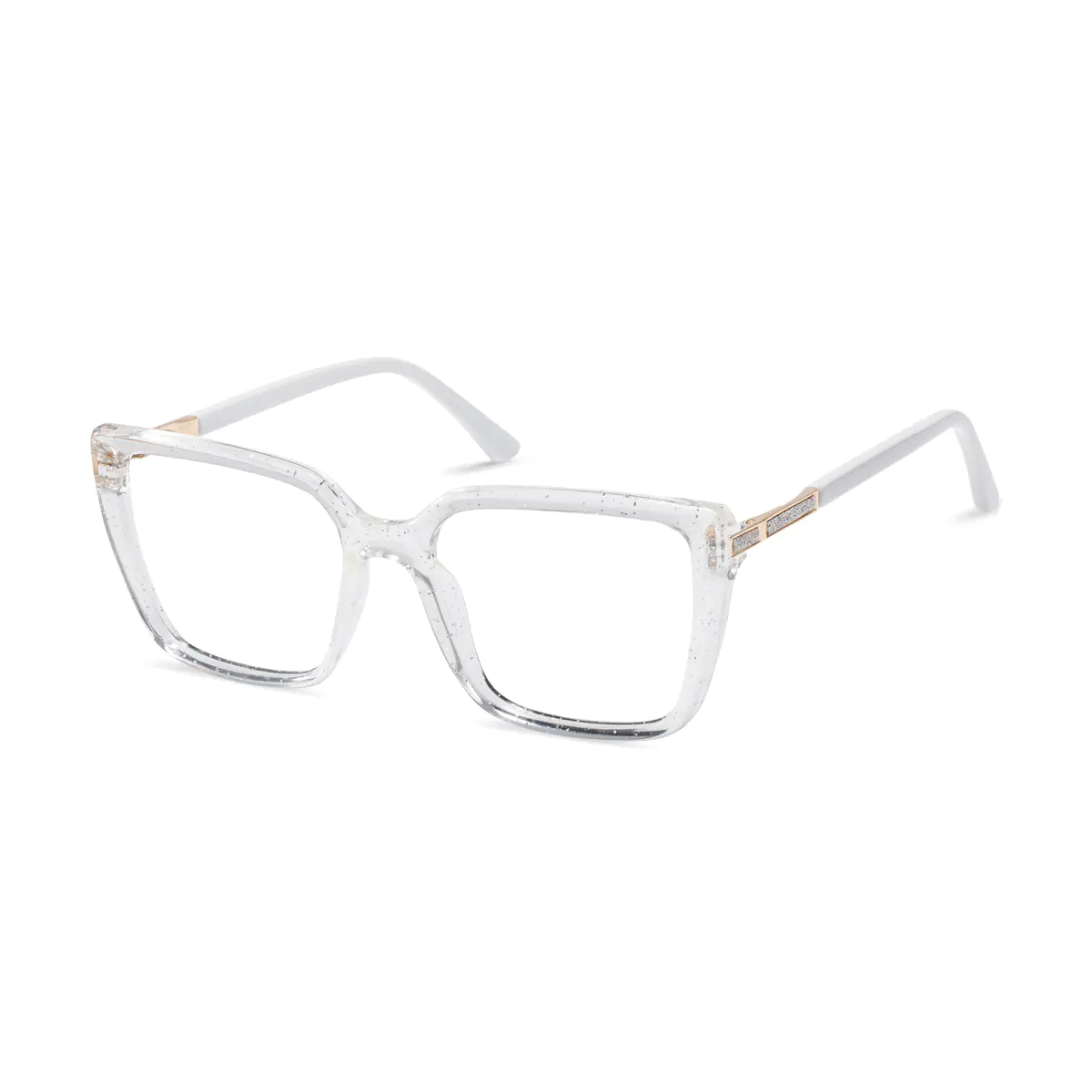 Rectangle Clear Eyeglasses