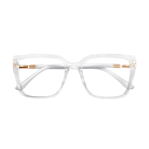 Rectangle Clear Eyeglasses