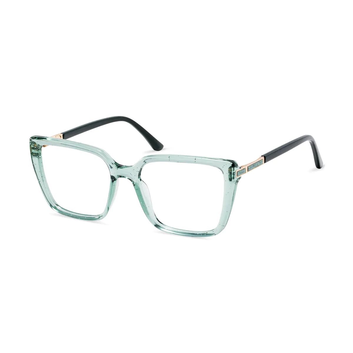 Rectangle Transparent Green