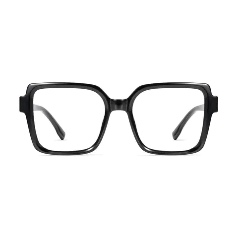 Square Black Eyeglasses