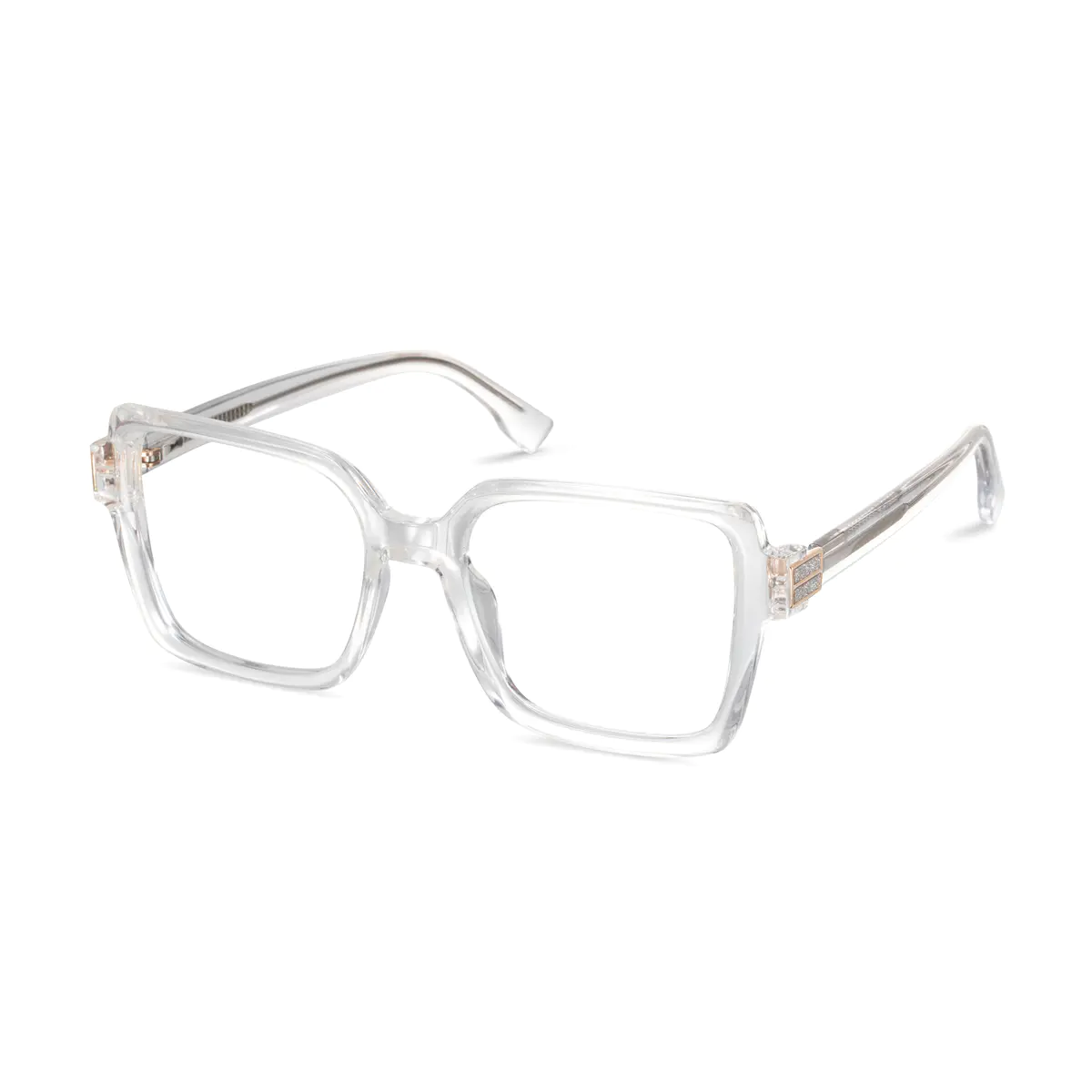 Square Clear Eyeglasses