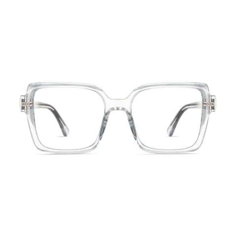 Square Clear Eyeglasses