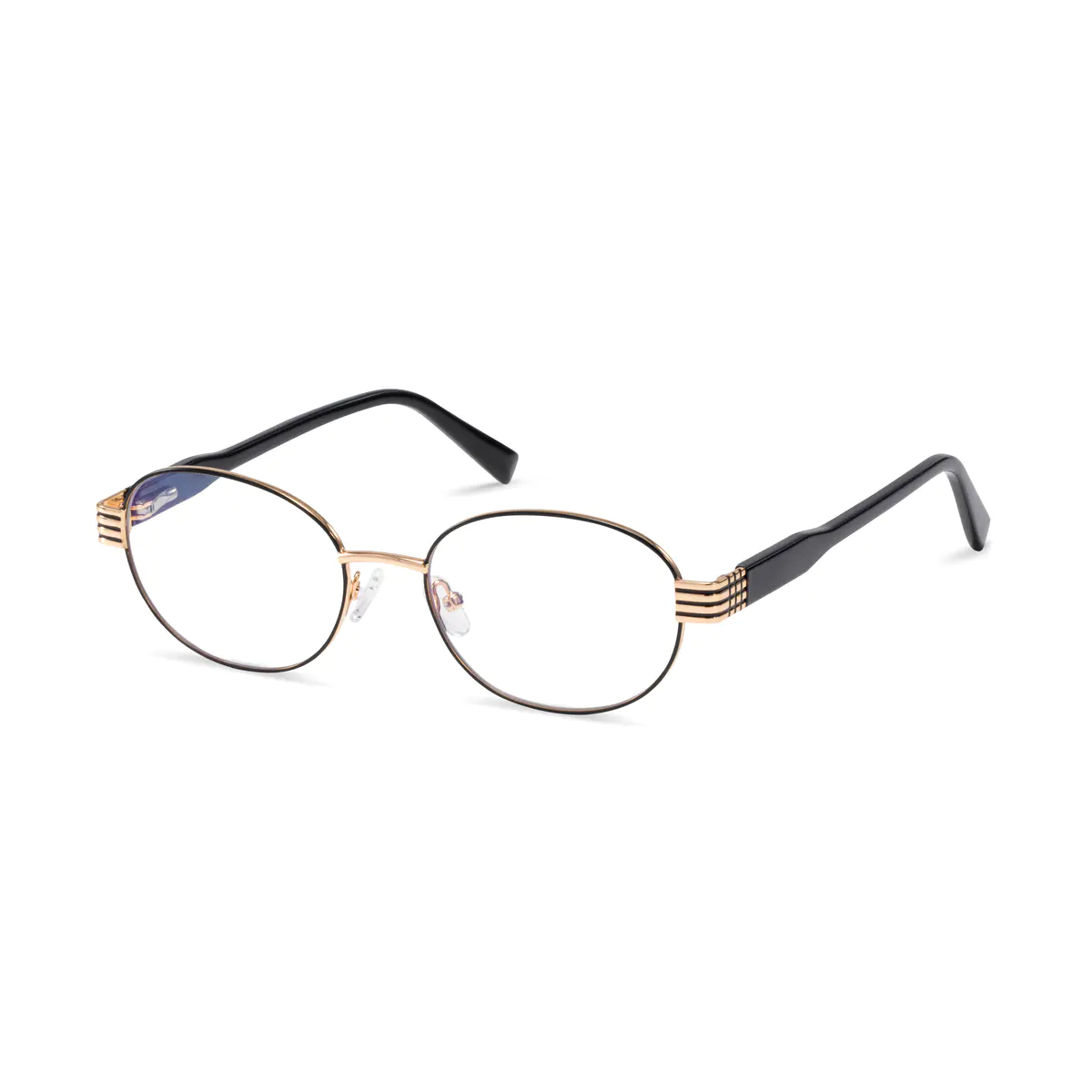 Oval Black Gold
