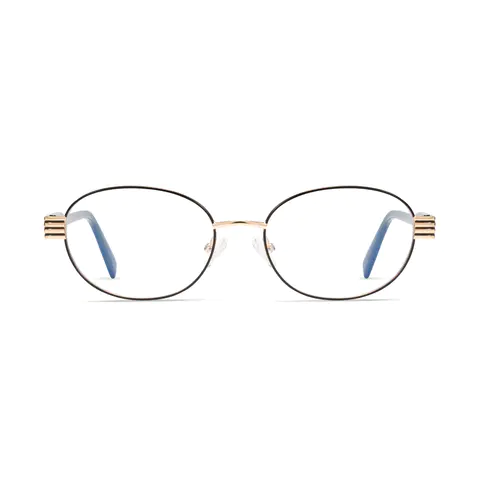Oval Black Gold