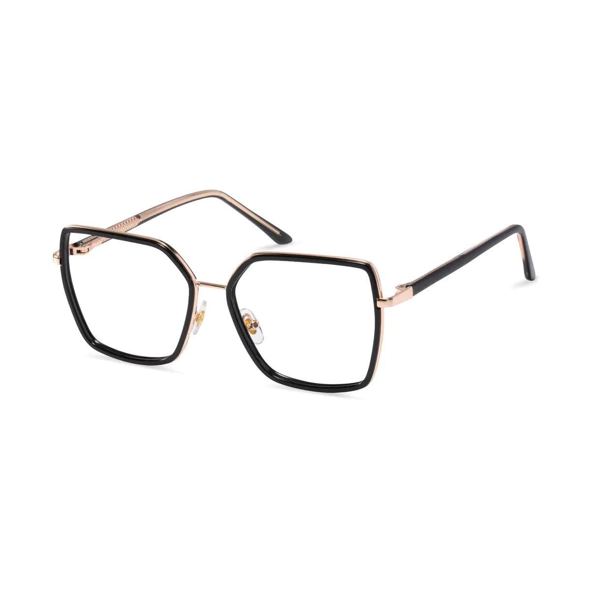 Square Black Eyeglasses