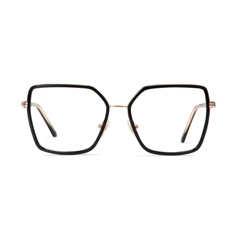 Square Black Eyeglasses