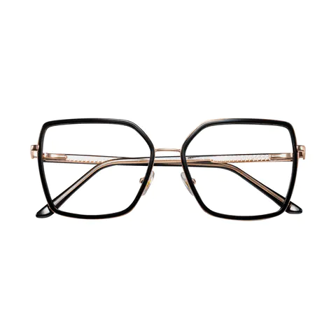 Square Black Eyeglasses