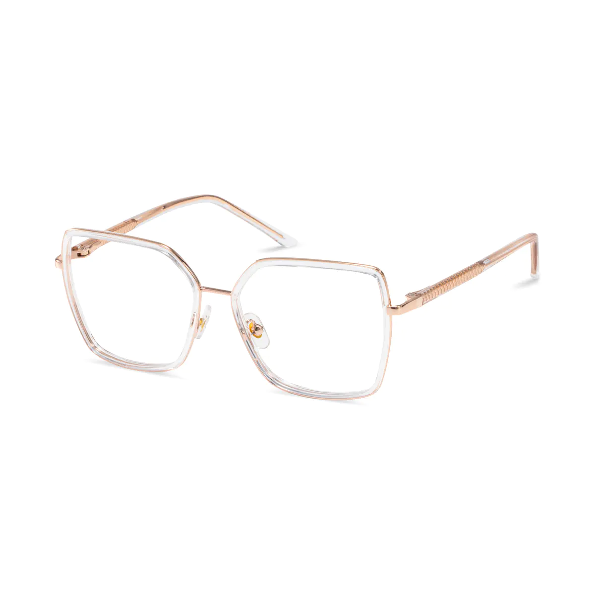 Square Clear Eyeglasses