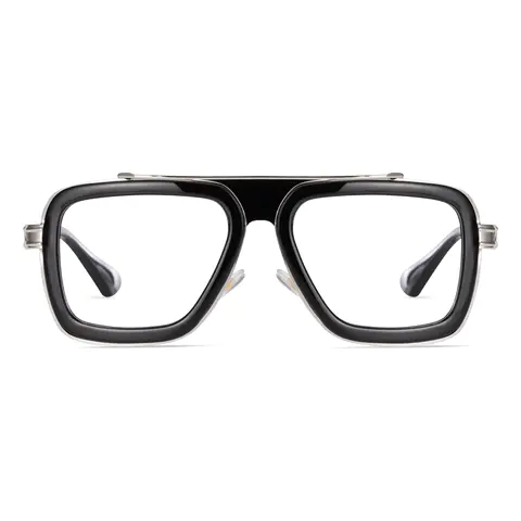 Aviator Black Silver