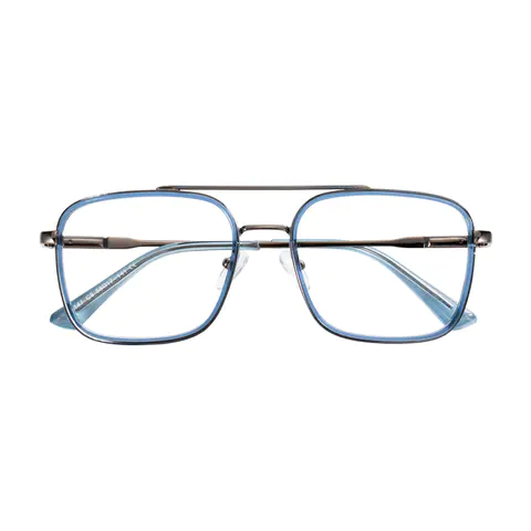 Square Blue Eyeglasses