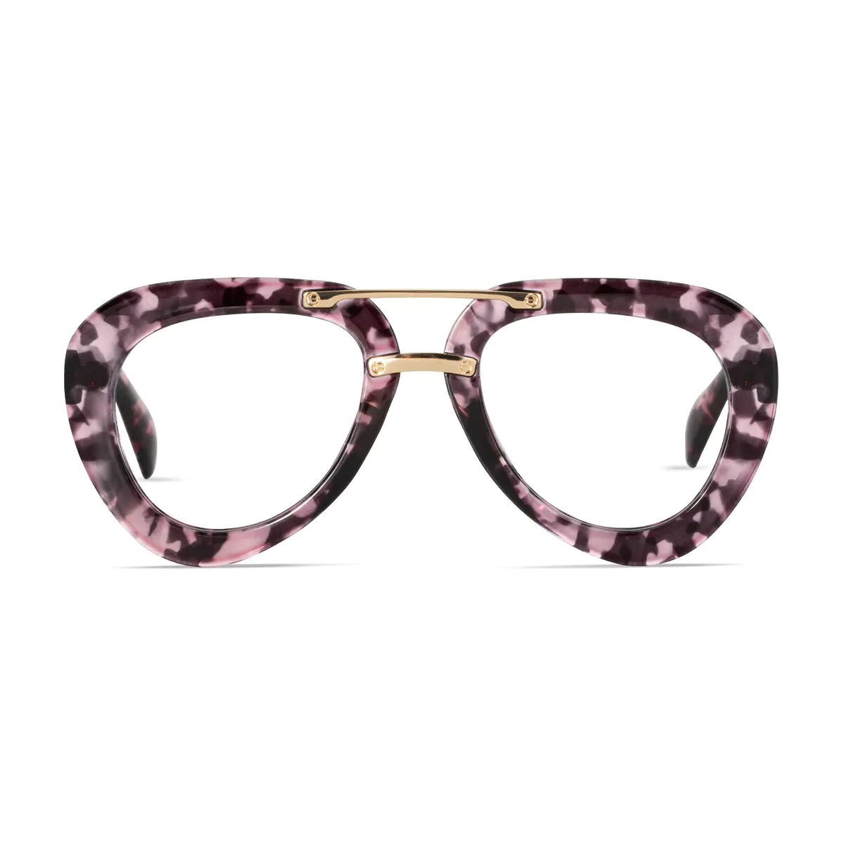 Aviator Ruby Tortoiseshell/Pink Eyeglasses