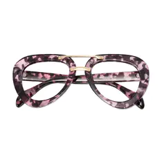 Aviator Ruby Tortoiseshell/Pink Eyeglasses