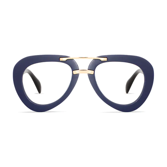 Aviator Blue Eyeglasses