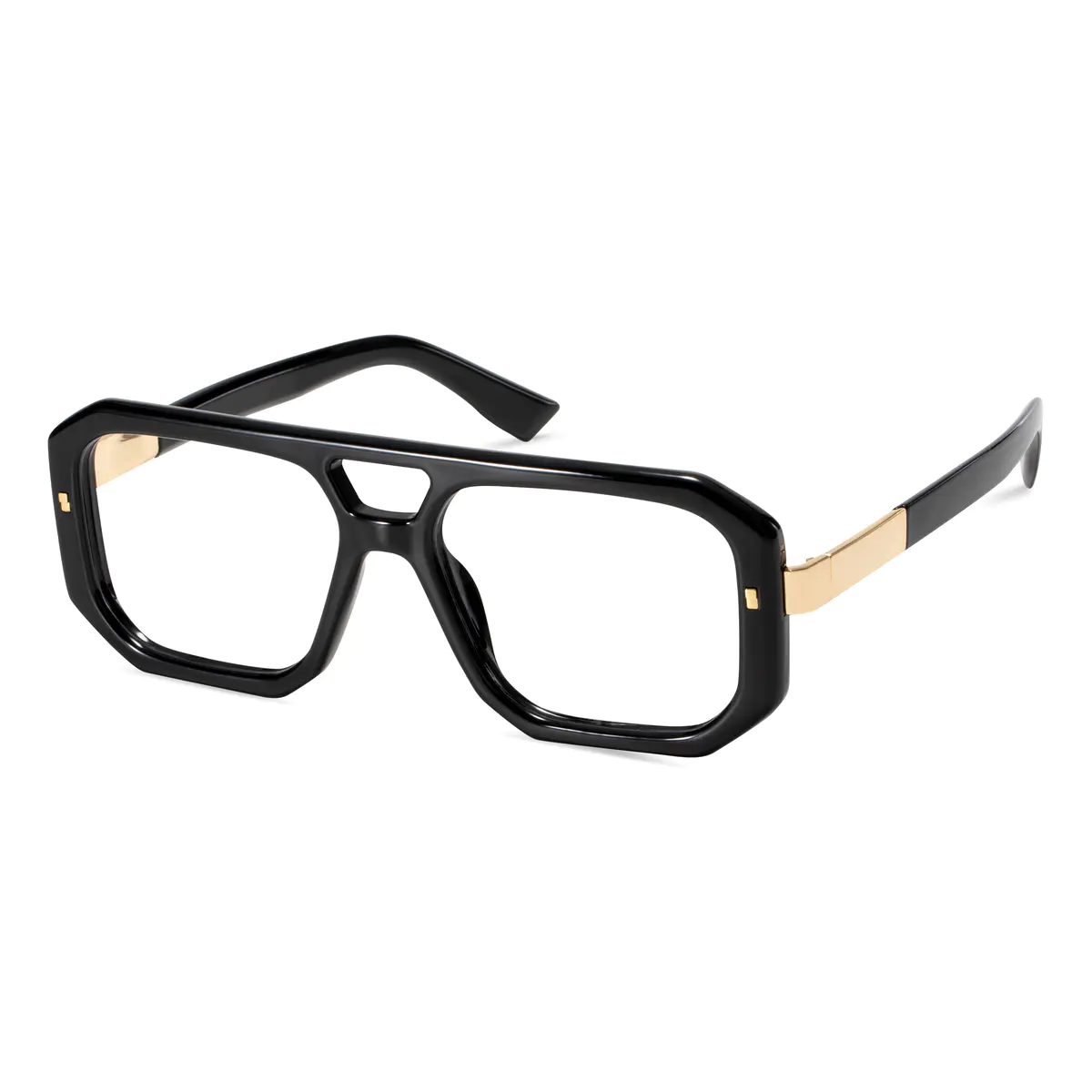 Aviator Black Eyeglasses