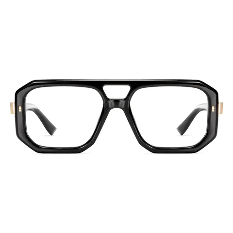 Aviator Black Eyeglasses