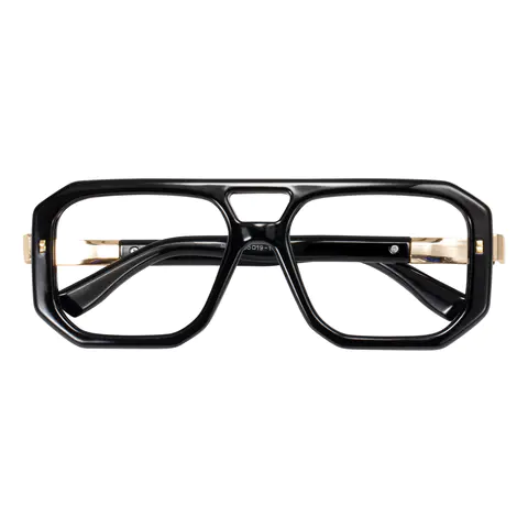Aviator Black Eyeglasses