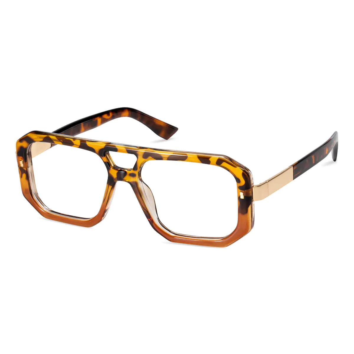 Aviator Tortoiseshell Eyeglasses