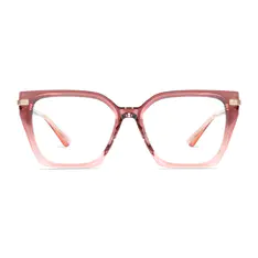 Square Gradient Pink Eyeglasses