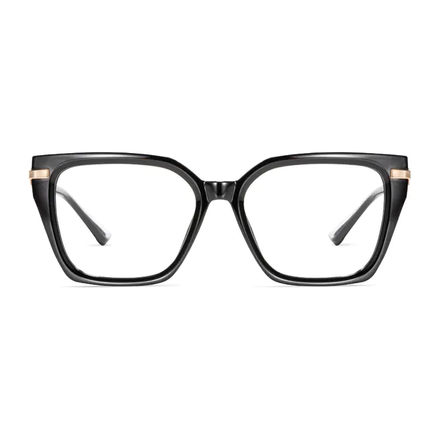 Square Black Eyeglasses